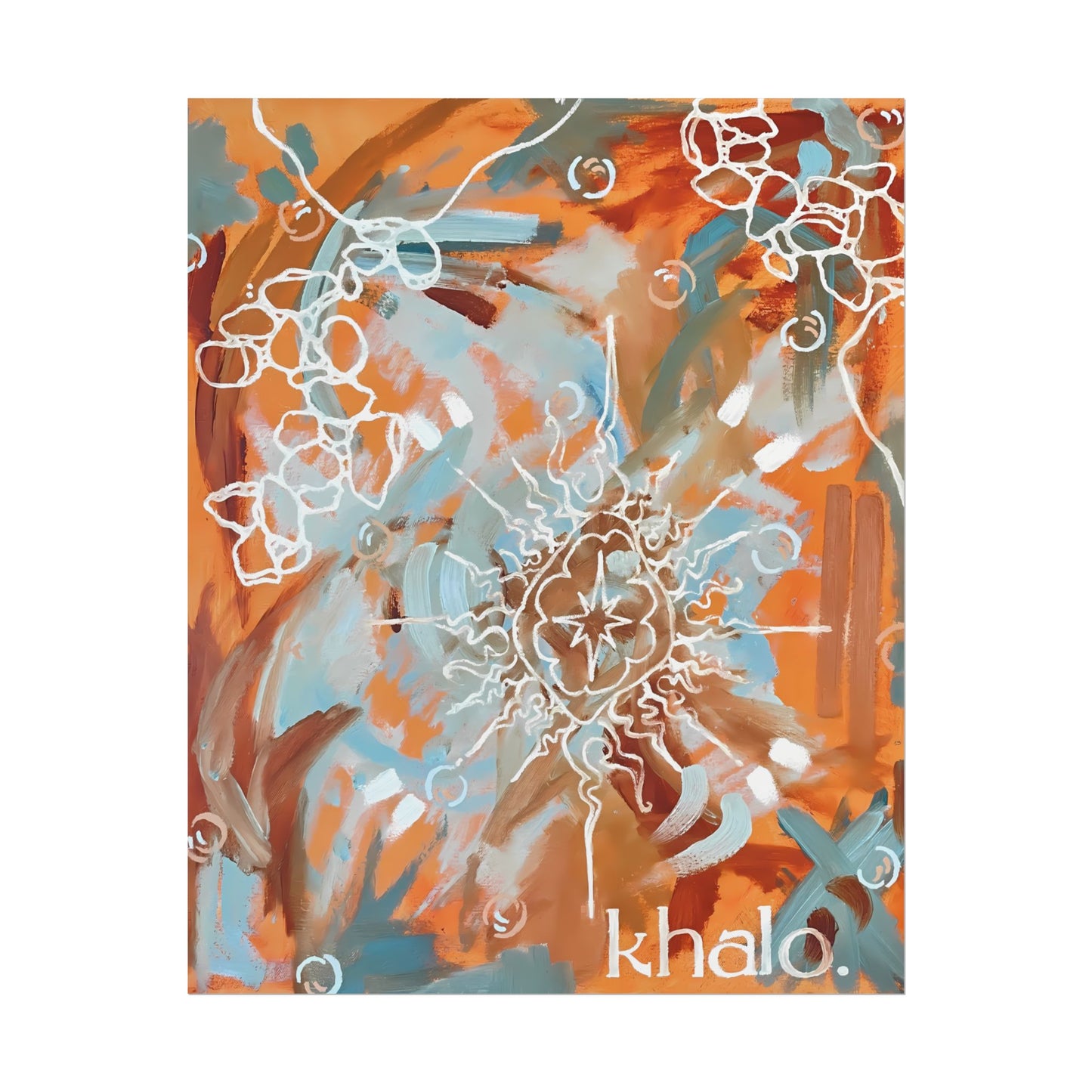 "Abstract Self-Portrait" Poster Print