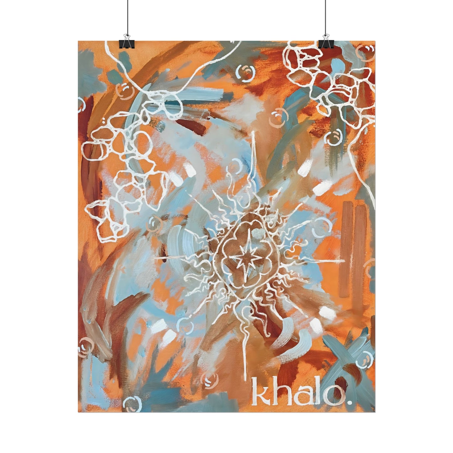 "Abstract Self-Portrait" Poster Print