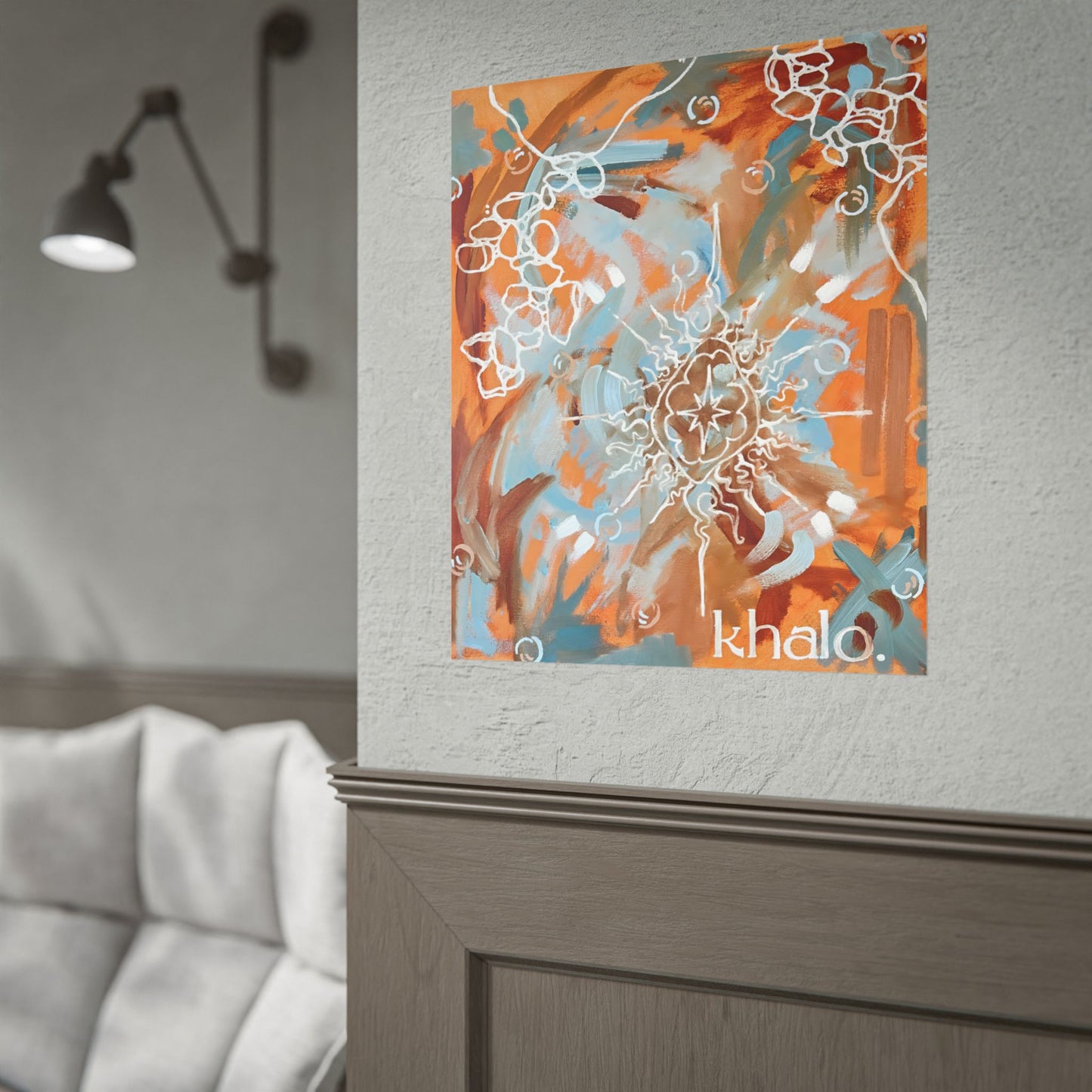 "Abstract Self-Portrait" Poster Print